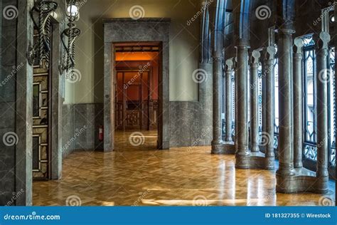 BARCELONA, SPAIN - Aug 29, 2018: the Interior Design of Palau Guell Editorial Image - Image of ...