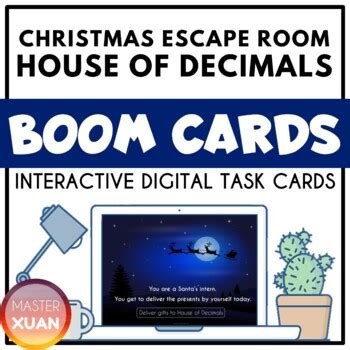 Christmas Math Escape Room by Master Xuan | TPT