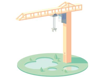 Crane by Guillaume Kurkdjian Gifs, Neon Room, Isometric Design, Low Poly Art, Modelos 3d, Video ...