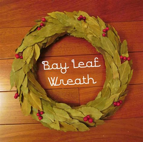 From Woo to You: DIY: Bay Leaf Wreath