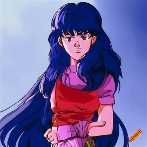 80s style anime character