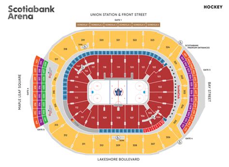 Scotiabank Arena Seating Chart: Ultimate Guide For NFL and NBA - SeatGraph