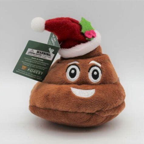 Santa Poop Farting Poop Emoji W/Santa Hat & Holly Berries Sings. Talks, Farts | #3886380409