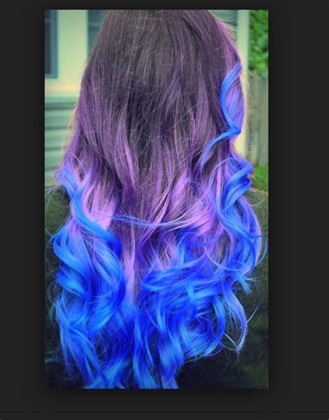 Black, purple and electric blue | Hair styles, Hair dye tips, Faded hair color