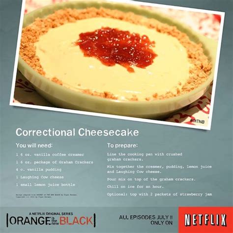 Prison-Inspired Recipes Feed Your 'Orange is the New Black' Obsession