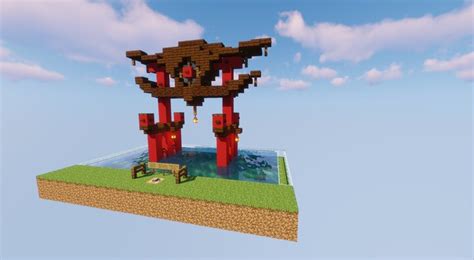 Oriental Torii Gate + Download Minecraft Map