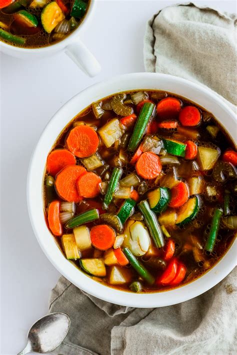 Savory Winter Vegetable Soup (Whole30) - The Wooden Skillet