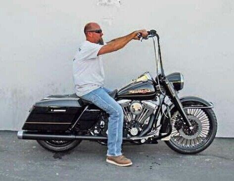 Harley Road. King. Ape hanger | Custom baggers, Harley davidson dyna, Harley