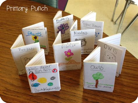 Primary Punch: Informative Mini-Books! | Mini books, Classroom writing ...