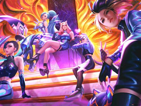 K/DA Popstars - League of Legends [LOL] 4K wallpaper download