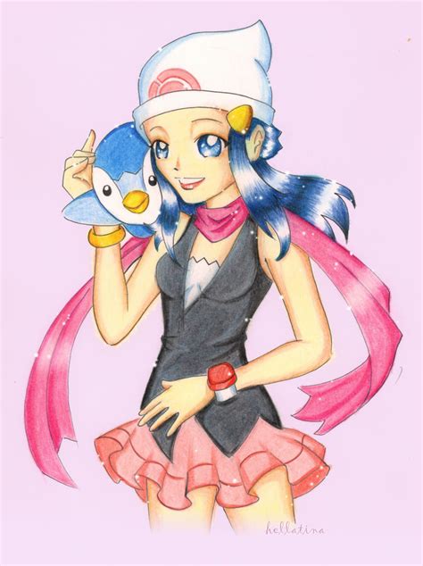 Dawn from Pokemon by Hellatina on DeviantArt