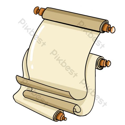 Roll Paper Cartoon Stationery PNG Images | PSD Free Download - Pikbest