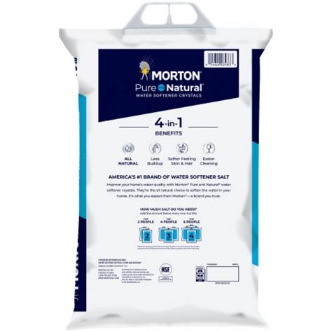 Morton® Pure and Natural® Water Softener Salt Crystals, 40 lb - Fry’s ...