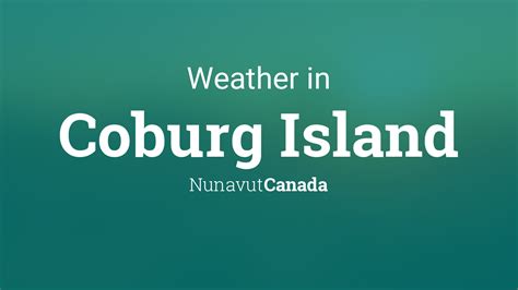 Weather for Coburg Island, Nunavut, Canada