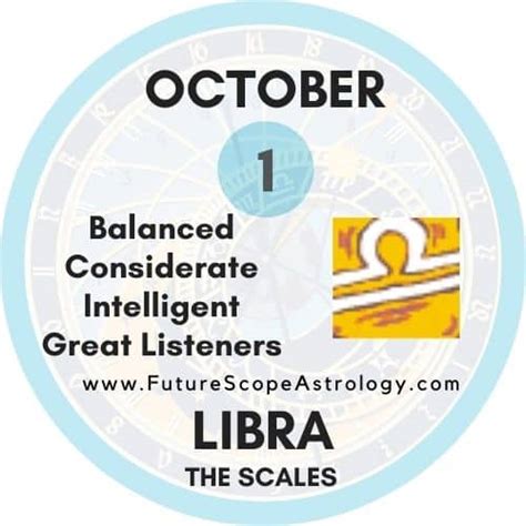 October 1 Zodiac (Libra) Birthday: Personality, Birthstone, Compatibility - FutureScope Astrology