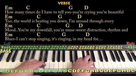 All Of Me (John Legend) Piano Cover Lesson in G with Chords / Lyrics - YouTube