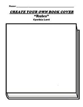 “Rules” BOOK COVER WORKSHEET by BAC Education | TPT