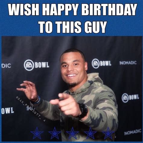 Wonderful pic HAPPY BIRTHDAY #4 🎉🏈🎉 @Dak_Prescott_4 #DakAttack #Dak # ...