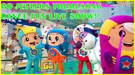 Go Jetters Theme Song Dance Live Show with Xuli, Kyan, Lars, Foz and Frida! - YouTube