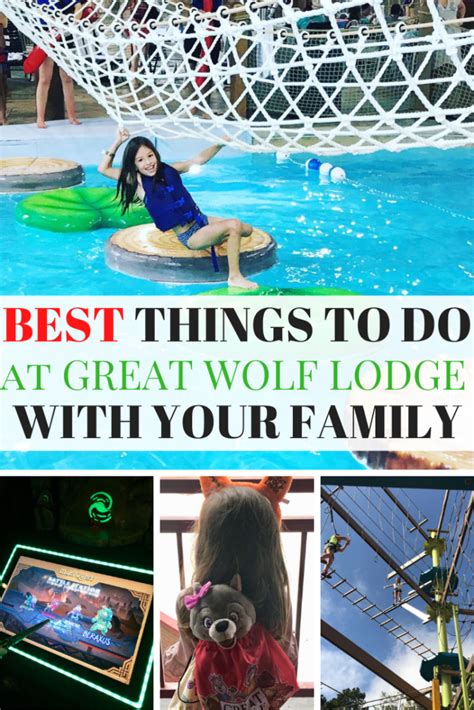 Best Things to Do at Great Wolf Lodge With Your Family