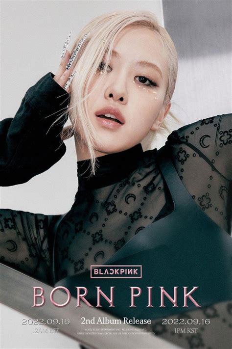 Poster "khét lẹt" của BLACKPINK cho "Born Pink": Tạo hình được Rosé, Jennie bật mí từ lâu