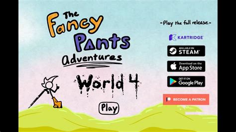 The Fancy Pants Adventures - World 4 Part 1 - YouTube