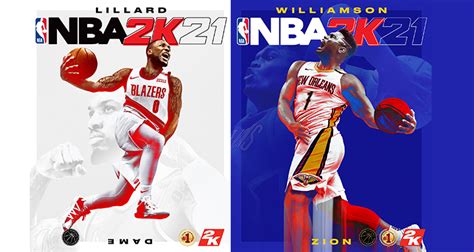 Damian Lillard and Zion Williamson Gets the Cover for NBA 2K21 ...