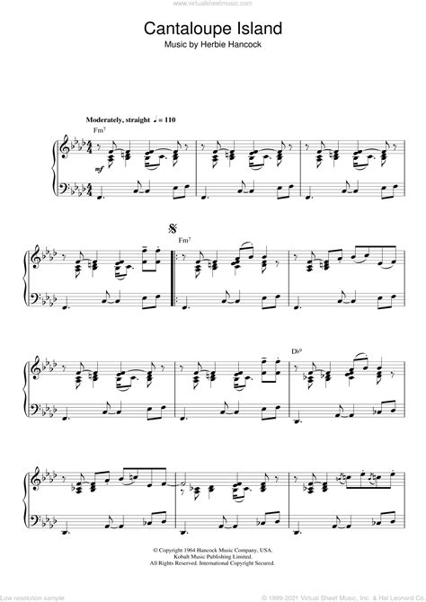 HERBIE HANCOCK CANTALOUPE ISLAND SHEET MUSIC PDF