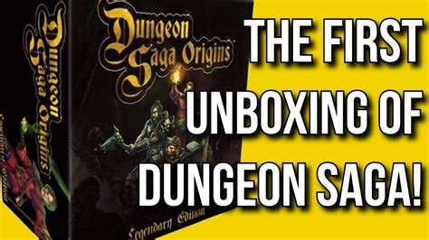 Dungeon Saga Origins unboxing the Legendary Edition - YouTube