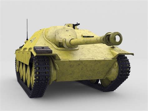 Hetzer 3D model MAX OBJ 3DS FBX DWG MTL