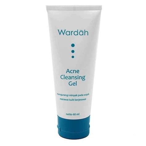 Pembersih Wajah Muka Jerawat Wardah Acne Cleansing Gel 60ML | Shopee ...