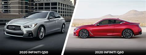 2020 INFINITI Q50 vs. Q60 Comparison | South INFINITI