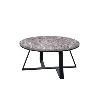 Marble Coffee Table - Round Tri