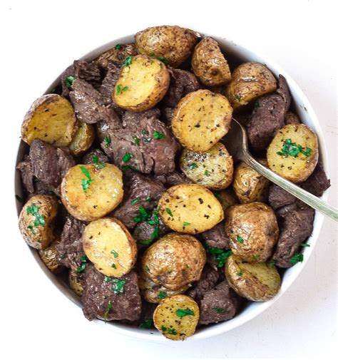 Air Fryer Steak & Potatoes (Easy Recipe) • Tastythin