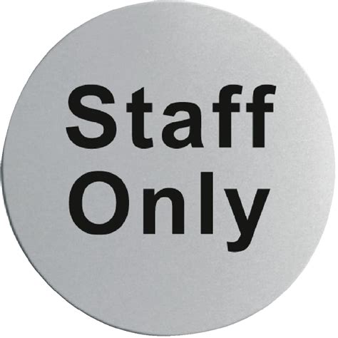 Staff Only Symbol PNG Transparent Images | PNG All