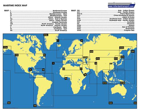 Rotterdam Port Map