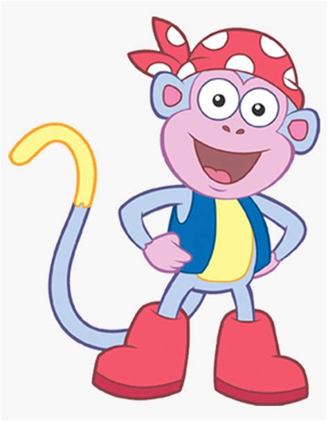 Dora The Explorer Wiki - Boots The Monkey Transparent PNG - 500x604 ...