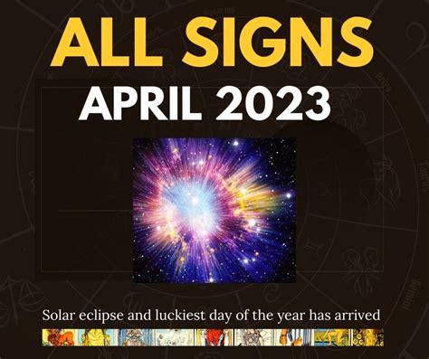 Your Monthly Tarot Horoscope For April 2023 - All Signs