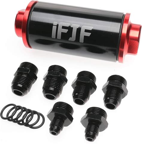 Amazon.com: iFJF Inline Fuel Filter Replacement for Universal Mount Between Fuel Tank and Pump ...