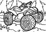 Quad Atv Wheeler Kleurplaat Colorare Polaris Rzr Cuatrimotos  sketch template