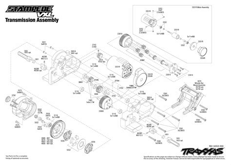 Stampede VXL (36076) Transmission Assembly | Traxxas