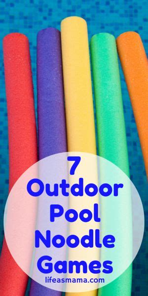 7 Outdoor Pool Noodle Games | Outdoor games for kids, Pool noodle games, Kids party games