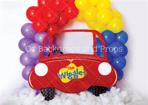 Wiggles Big Red Car - Oz Backdrops & Props