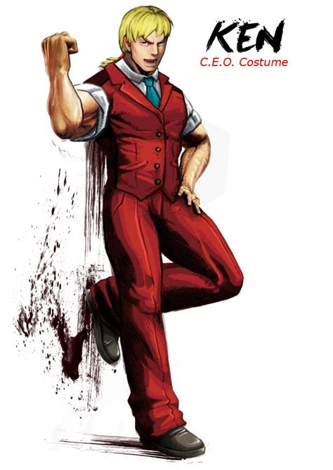 Ken (Street Fighter - alternate costume) by Decerf on DeviantArt