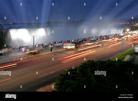 Niagara Falls at night Stock Photo - Alamy