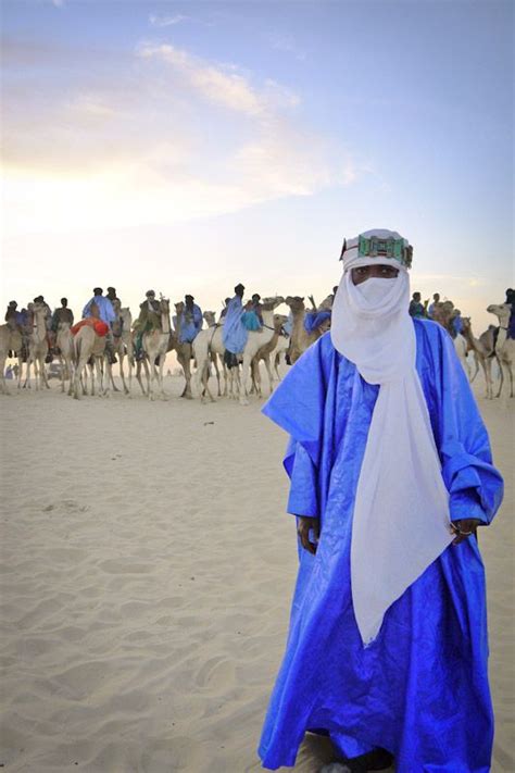 Tuareg people at an annual music festival near Timbuktu that was ...