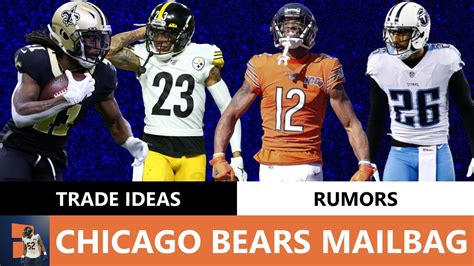 Chicago Bears Trade Rumors On Alvin Kamara & Joe Haden + Sign Logan Ryan & Allen Robinson ...