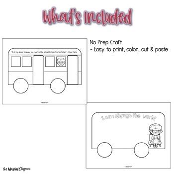 Rosa Parks Bus Craft by Ms Rhose in Sped | Teachers Pay Teachers