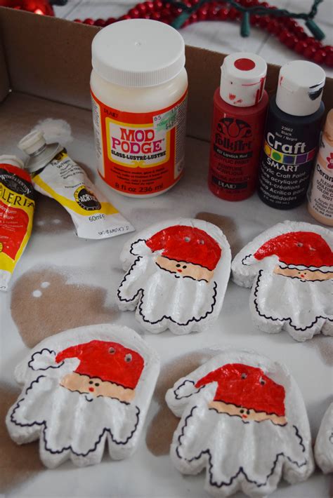 DIY Santa Handprint Salt Dough Ornament - A Simplified Life