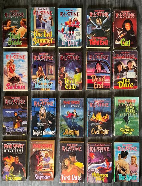 Fear Street Book, R.L. Stine, Vintage Listing 1 of 4 1990s Paperbacks Choose From List Fear ...